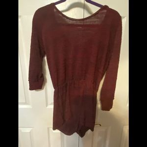 Once sleeve knit romper